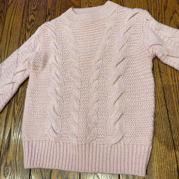 Pink cable knit princess polly sweater - Picture 1 of 3